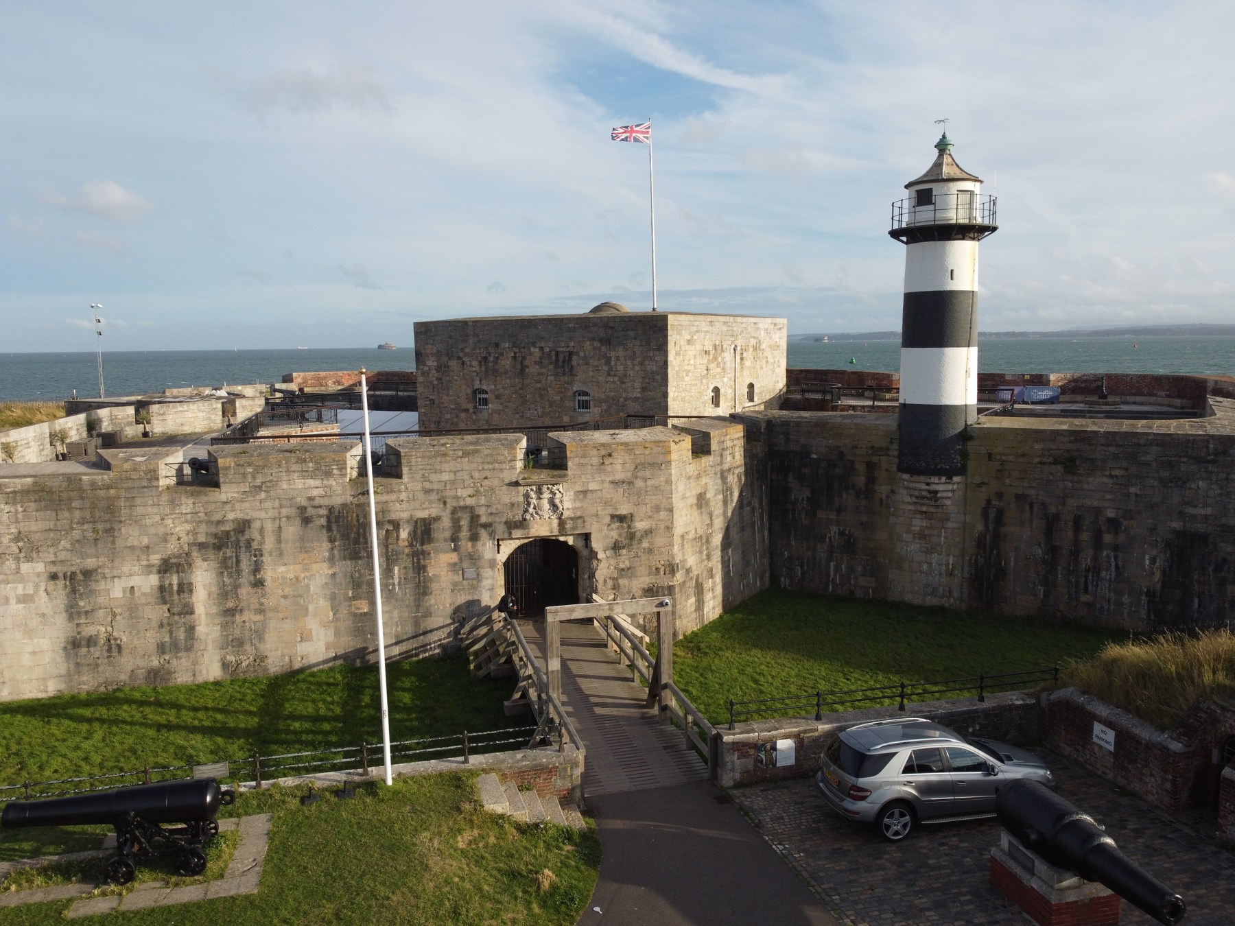 Southsea Castle beside Portsmouth’s seafront